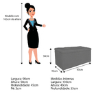 Kit Cabeceira E Calçadeira Manchester 90 Cm Solteiro Linho Ch