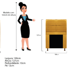 Kit Cabeceira E Calçadeira Munique 100 Cm Solteiro Suede Most