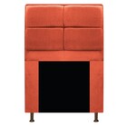 Kit Cabeceira E Calçadeira Munique 100 Cm Solteiro Suede Terr