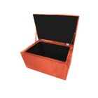 Kit Cabeceira E Calçadeira Munique 100 Cm Solteiro Suede Terr