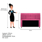 Kit Cabeceira E Calçadeira Munique 195 Cm King Size Corano Pi