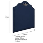 Kit Cabeceira E Calçadeira Queen Orlando P02 160 Cm Para Cama