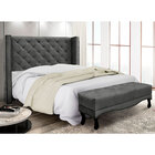 Kit Cabeceira E Calçadeira Recamier Casal 1 40m Vicenza Suede