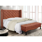 Kit Cabeceira E Calçadeira Recamier Casal 1 40m Vicenza Velud