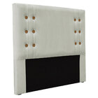 Kit Cabeceira E Calçadeira Recamier Queen 1 60m Gênova Veludo