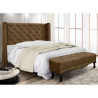 Kit Cabeceira E Calçadeira Recamier Queen 1 60m Vicenza Suede