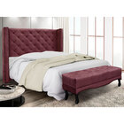 Kit Cabeceira E Calçadeira Recamier Queen 1 60m Vicenza Velud