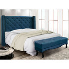 Kit Cabeceira E Calçadeira Recamier Queen 1 60m Vicenza Velud