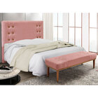 Kit Cabeceira E Calçadeira Recamier Solteiro 0 90m Gênova Vel