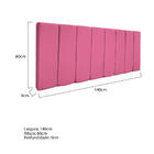 Kit Cabeceira E Calçadeira Sevilha P02 140 Cm Casal Corano Pi