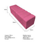 Kit Cabeceira E Calçadeira Sevilha P02 140 Cm Casal Corano Pi