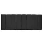 Kit Cabeceira E Calçadeira Sevilha P02 140 Cm Casal Suede Pre