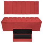 Kit Cabeceira E Calçadeira Sevilha P02 160 Cm Queen Size Cora