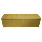 Kit Cabeceira E Calçadeira Sevilha P02 160 Cm Queen Size Sued