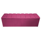 Kit Cabeceira E Calçadeira Sevilha P02 195 Cm King Size Suede