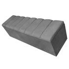 Kit Cabeceira E Calçadeira Sevilha P02 195 Cm King Size Suede