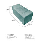 Kit Cabeceira E Calçadeira Sevilha P02 90 Cm Solteiro Suede A