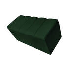 Kit Cabeceira E Calçadeira Sevilha P02 90 Cm Solteiro Suede V