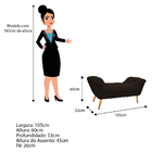 Kit Cabeceira E Calçadeira Veneza 100 Cm Solteiro Corano Marr