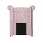 Kit Cabeceira E Calçadeira Veneza 100 Cm Solteiro Corano Rosa