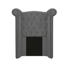 Kit Cabeceira E Calçadeira Veneza 100 Cm Solteiro Linho Chumb