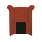 Kit Cabeceira E Calçadeira Veneza 100 Cm Solteiro Suede Terra