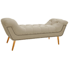 Kit Cabeceira E Calçadeira Veneza 160 Cm Queen Size Corano Be