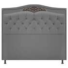 Kit Cabeceira E Calçadeira Yasmim 160 Cm Queen Size Suede Cin