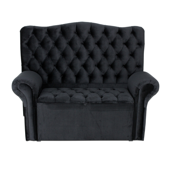 Kit Cabeceira E Recamier Baú De Cama Box Queen 158 Cm Alpes L