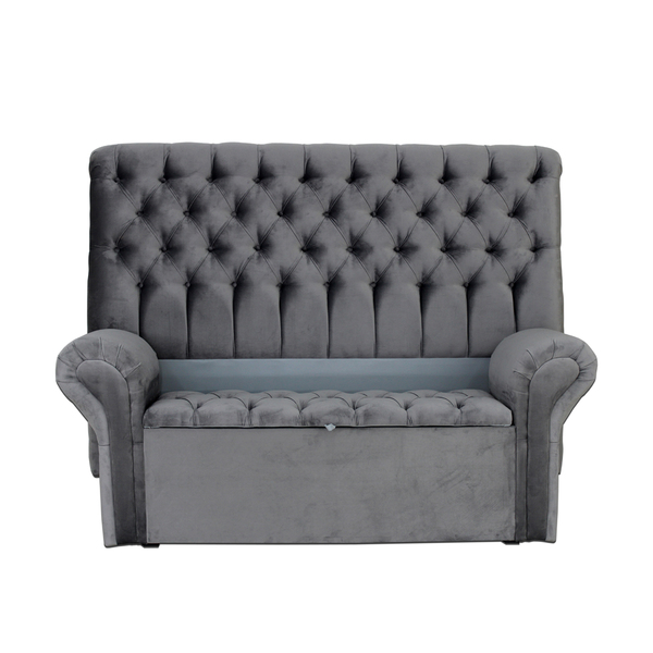 Kit Cabeceira E Recamier Baú P/cama Box Queen 158 Cm Larhome