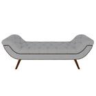 Kit Cabeceira Estofada Box Casal E Recamier 140 Cm Tca 940