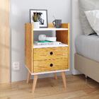 Kit Cabeceira Estofada Cama Box Solteiro 90 Cm Cinza E Mesinh