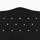 Kit Cabeceira Estofada Com Botão Cristal Para Cama Box Soltei