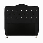 Kit Cabeceira Estofada Com Botão Cristal Para Cama Box Soltei
