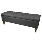 Kit Cabeceira Estofada Com Botão Cristal Para Cama Box Soltei