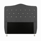 Kit Cabeceira Estofada Com Botão Cristal Para Cama Box Soltei