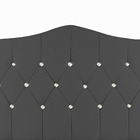 Kit Cabeceira Estofada Com Botão Cristal Para Cama Box Soltei