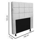 Kit Cabeceira Estofada E Calçadeira Recamier Espanha 195cm Ki