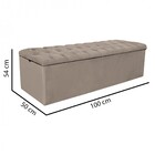 Kit Cabeceira Estofada E Calçadeira Recamier Paris 100cm Solt