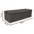 Kit Cabeceira Estofada E Calçadeira Recamier Paris 100cm Solt