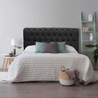 Kit Cabeceira Estofada E Calçadeira Recamier Paris 140cm Casa