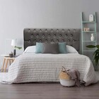 Kit Cabeceira Estofada E Calçadeira Recamier Paris 160cm Quee