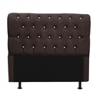 Kit Cabeceira Estofada E Calçadeira Recamier Paris 195cm King