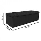 Kit Cabeceira Estofada E Calçadeira Recamier Paris 90cm Solte