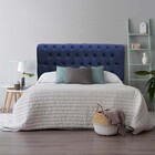 Kit Cabeceira Estofada E Calçadeira Recamier Paris 90cm Solte