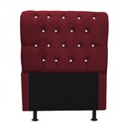 Kit Cabeceira Estofada E Calçadeira Recamier Paris 90cm Solte