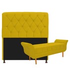 Kit Cabeceira Lady E Recamier Ari 100 Cm Solteiro Corano Amar