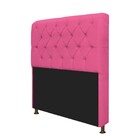 Kit Cabeceira Lady E Recamier Ari 100 Cm Solteiro Corano Pink