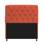 Kit Cabeceira Lady E Recamier Ari 100 Cm Solteiro Suede Terra