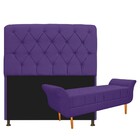 Kit Cabeceira Lady E Recamier Ari 160 Cm Queen Size Corano Ro